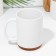 Cover for the mug "Calm down and drink tea", beech, D 80mm