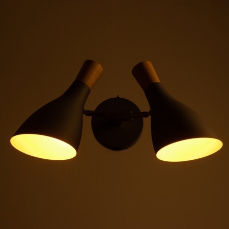 Sconces "Morocco" 2he27 40W gray 25x15x38cm-2