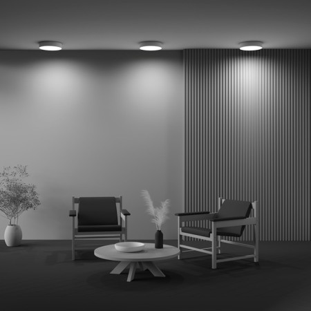 Technical C032CL-36W4K-RD-W, LED, 36 W, 300x300x60 mm, 3050 lm, 4000K, 2835, white, white lamp-6