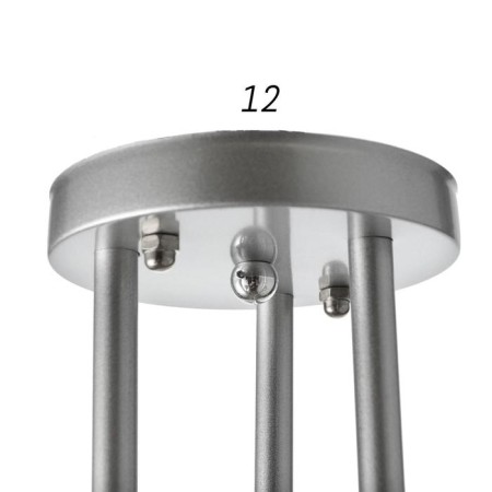 Chandelier 1082/3SL 40W E27 silver 48x48x24 cm Bayerlux-4