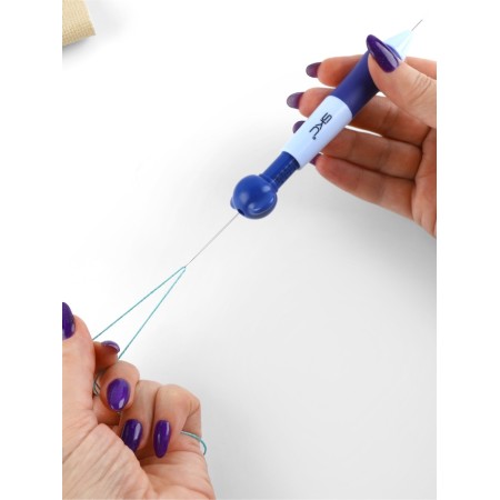 The needle for a carpet for the carpet technique D1.3/1.6/2.2mm SKC with a nits-m blister Blue/blue TR-9