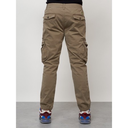 Cargo jeans men, size 44-46, beige color-7