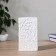 VAZA Ceramics table "Blaise" Geometry, 19.5x11 cm, white