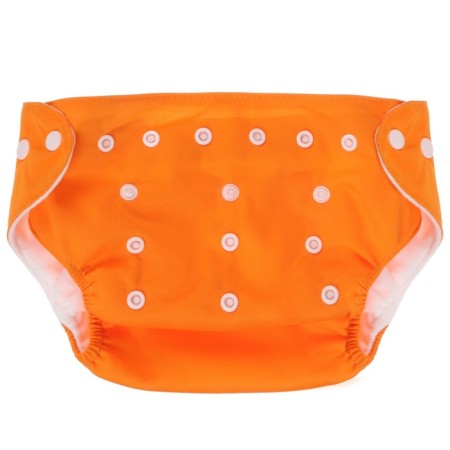 Reusable diaper, orange color-6