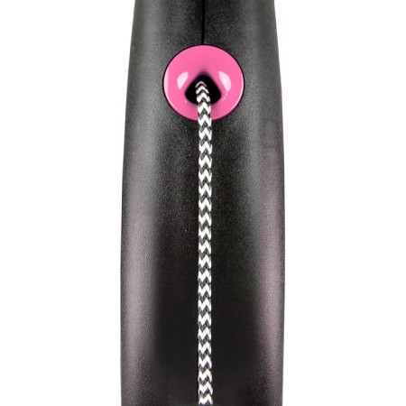 Roulette Flexi Black Design XS (up to 8 kg) 3 m cable, black/pink-2