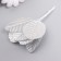 Decor for creativity "Birch sheet" silver 1 set = 1 bouquet, in the bouquet 10 pcs 10 cm