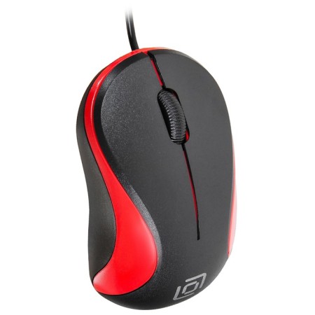 Mouse call 115s black/red optical (1200DPI) USB for laptop (3but)-3
