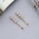 Invisible hair "Vivien" (set 2 pcs) stones radiance, 5 cm, color mix