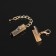 Build for the tape (pair) 20mm, with a chain extension cord, color gold