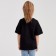 T -shirt Children's Minaku Graffiti, Black Color, Height 116