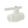 Valfex Optima crane, polypropylene, with a steel core ball, d = 32 mm