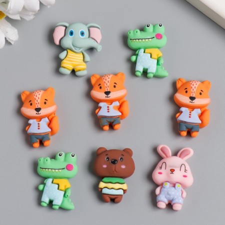 Decor for creativity plastic "Animal" mix 1.5x3 cm