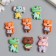 Decor for creativity plastic "Animal" mix 1.5x3 cm