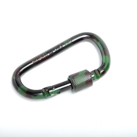 Carabiner with a coupling, camouflage-1