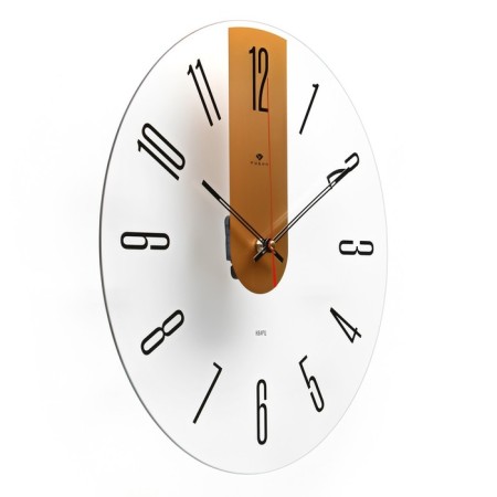 Watching clock, interior "style", silent, d-39 cm-1