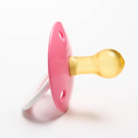 Latex-Latex classic “berry” nipple with a ring, in a protective cap, from 0 months., Mix color-1