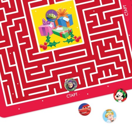 Gift set: Magnetic Book + Puzzles + Board Game "An amazing adventure", Disney-3
