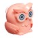 Mechanical sharpener with container owl peach