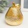 Coramics Coramics "Golden Pear with a leaves" 9x7x7 cm