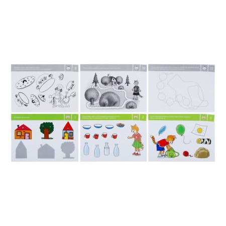 Developing cards "Developing perception" 3+-1