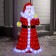 LED figure "Santa Claus" 30 × 80 × 40 cm, acrylic, 40 LED, 8 modes, 24 V, glow of white