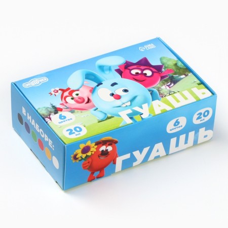 Gouache 6 colors of 20 ml, mixers-9