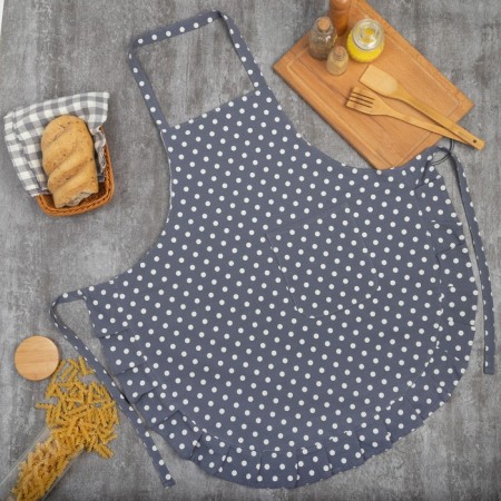 Apron Ethel "Golshek" centers a gray 78 x80 cm, 100% p/e