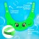 Chin for children "frog", protective, for bathing, green color