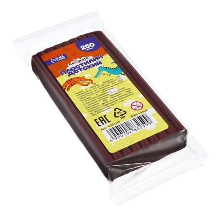 Plasticine 250g Calligrata classic, brown-1