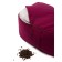 Drill-pillow for yoga "Relax", burgundy color