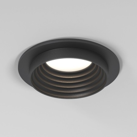 Builtrous lamp Elektrostandard, Senso, 90x90x30 mm, GU10, black color