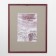 Photo frame pine С14 No. 1 cherry 40x50 cm (plastic screen)