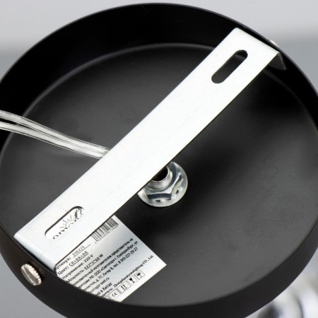 Svetogor chandelier "Morning" 5x60W E27 black-6
