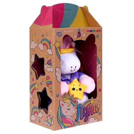 Soft toy "Unicorn", in a pajamke, 21 cm-4