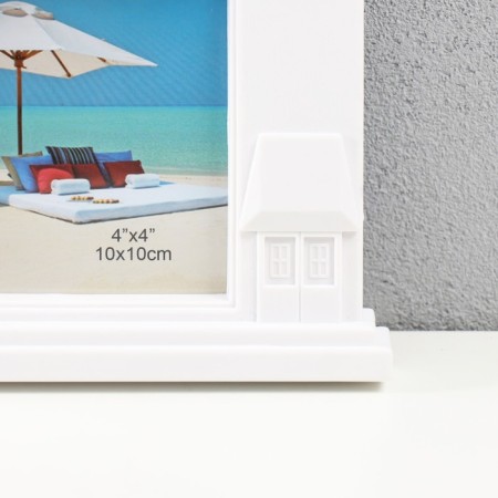 Multi -frame in 7 photos (10x15/5 pcs, 10x10/2 pcs) plastic, col. white-1