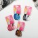 Hair gum "Classic" (set 6 pcs) 4.5 cm, mix