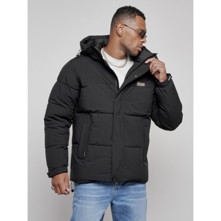 Male Winter jacket, size 56, black color-7