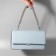 Handle for bag, cord from beads, 28 cm, silver color