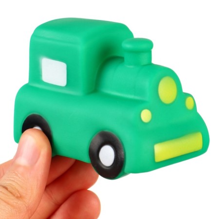 Rubber toy for the bath "Transport", 7 cm, with a squeak, types of mix, crumb I-8