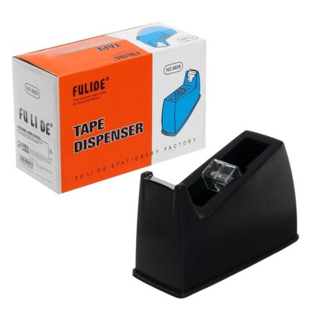The dispenser for adhesive tape is desktop, weighted, large, mix-1