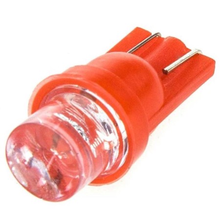 LED LED SkyWay T10 (W5W), 24 V, 1 diode, without base, cone, red, S08202017