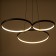 Lanas lamp LED 150W black-gold 86x70x3.3 cm Bayerlux