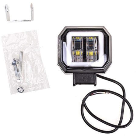 Farah LED SkyWay Off Road, square, 12 iv/24 V, 20 W, 6000 K, 6 diodes, 73x80 mm-1