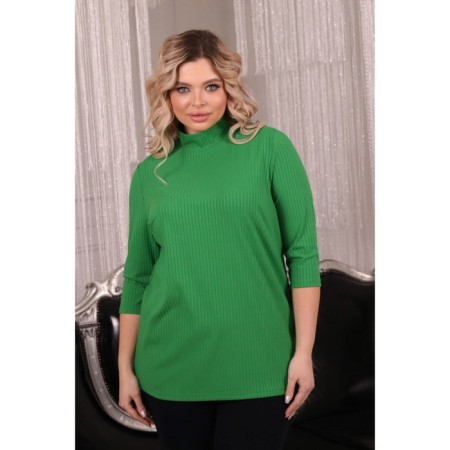 Women's turtleneck, size 52, green color-9
