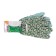 Gloves, x/b, with PVC dots, cuffs, size 9, Palisad