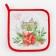 Group "Christmas Red Flowers" 19x19cm, Sarzha, 100% H/L, Vatin 250g/M2
