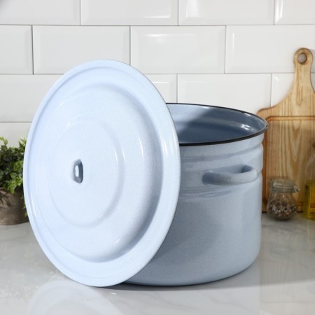 Enameled tank, 25 liters, induction, color mix-1