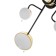 Laser Laser 8XLED 144W 3000-6000K black and gold 75x75x48 cm Bayerlux