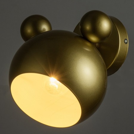 Bra "Barney" E27 40W gold 20x20x20cm-2