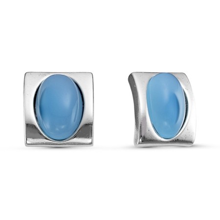 Earrings "Blue" Star night, echoing with oxidation